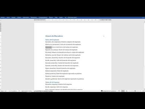 Diseño de Plantillas Dinámicas para Documentos de Contratos de Trabajo