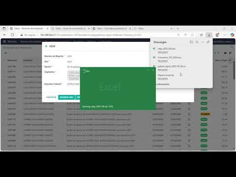 Informe para generar el RDEP en el modulo de contabilidad.